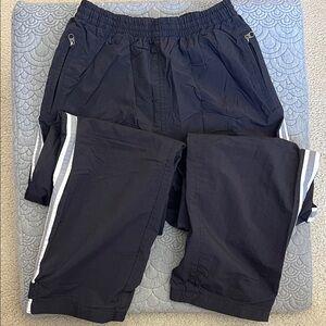 Energy Zone Black and Gray Lined Track Pants